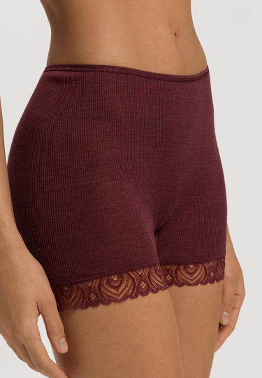 Woolen Lace Lace Trim Wool And Silk Boyleg | Vivid Brown 70832-2421